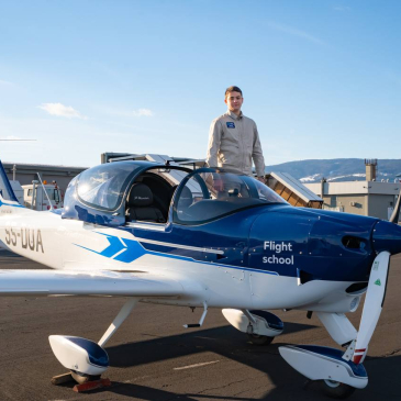 From Student to Instructor - a proud moment for our Flight School! 